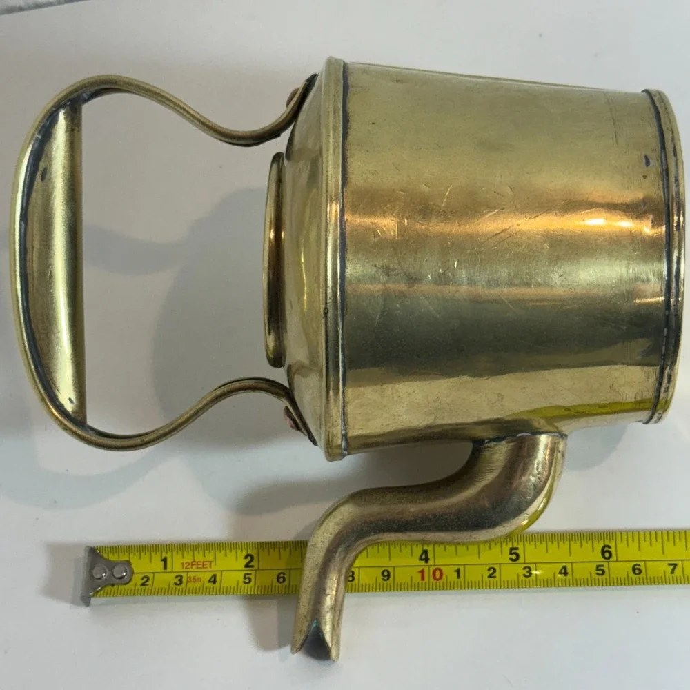 Vintage‎ Brass Teapot Kettle Pitcher Small Water Can